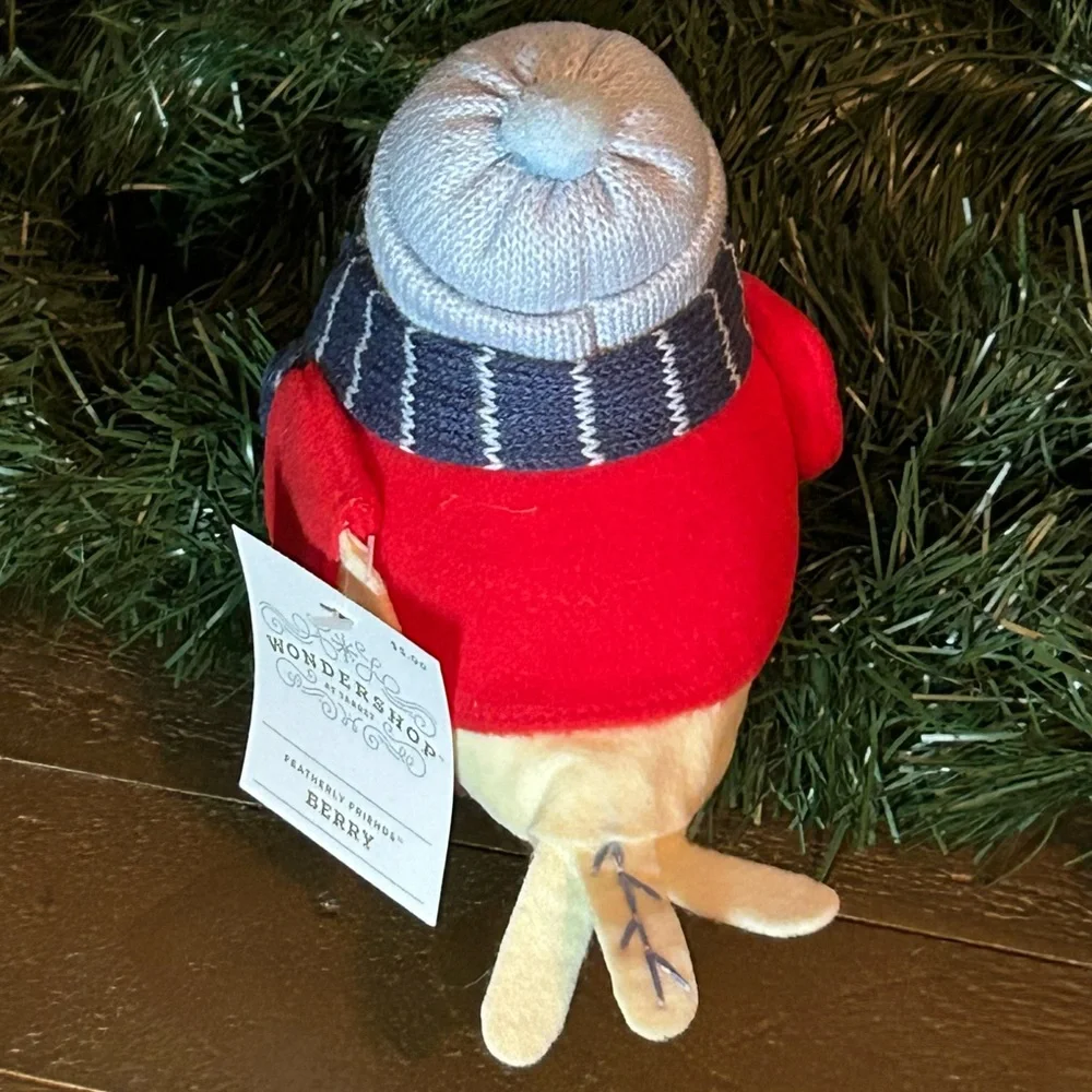 Featherly Friends BERRY Christmas Bird 2024 Target Wondershop. 7” Tall. NWT